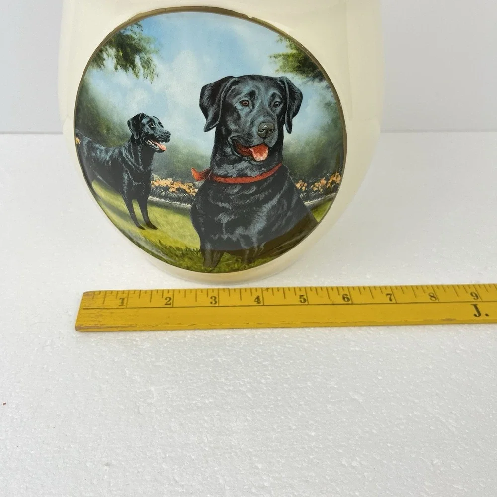 Bradford Exchange Rare Black Lab Cookie Jar Labrador Retriever Limited‎ 2014